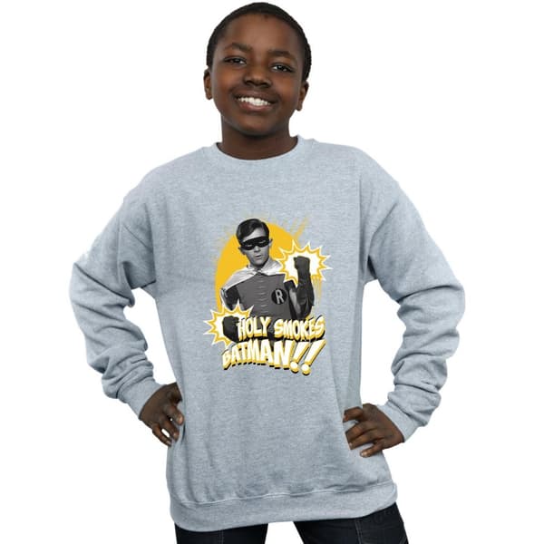 DC Comics Boys Batman TV Series Robin Holy Smokes Sweatshirt