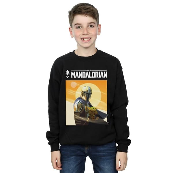 Star Wars Pojkar The Mandalorian The Child Two Moons Sweatshirt