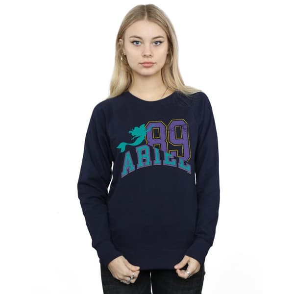 Disney Womens/Ladies Princess Ariel Collegiate Sweatshirt