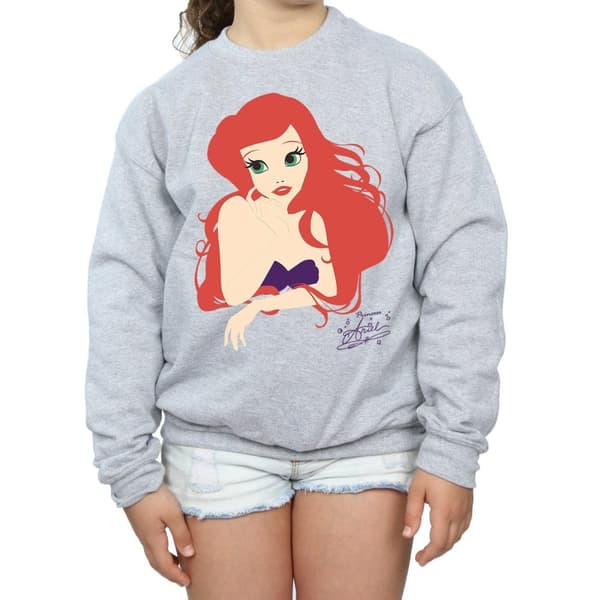 Disney Princess Girls Ariel Silhouette Sweatshirt
