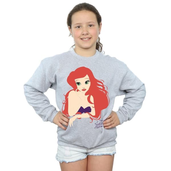 Disney Princess Girls Ariel Silhouette Sweatshirt