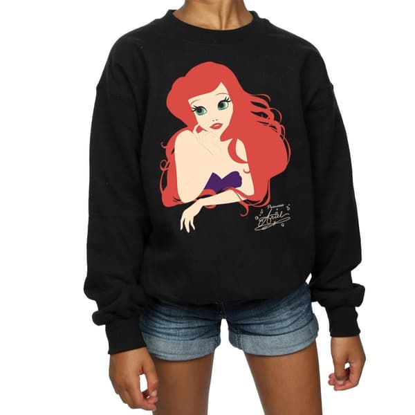 Disney Princess Girls Ariel Silhouette Sweatshirt