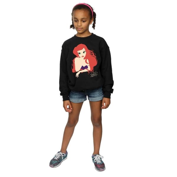 Disney Princess Girls Ariel Silhouette Sweatshirt