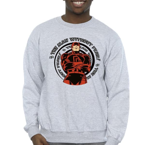 Marvel Mens Comics Daredevil Spiral Sweatshirt