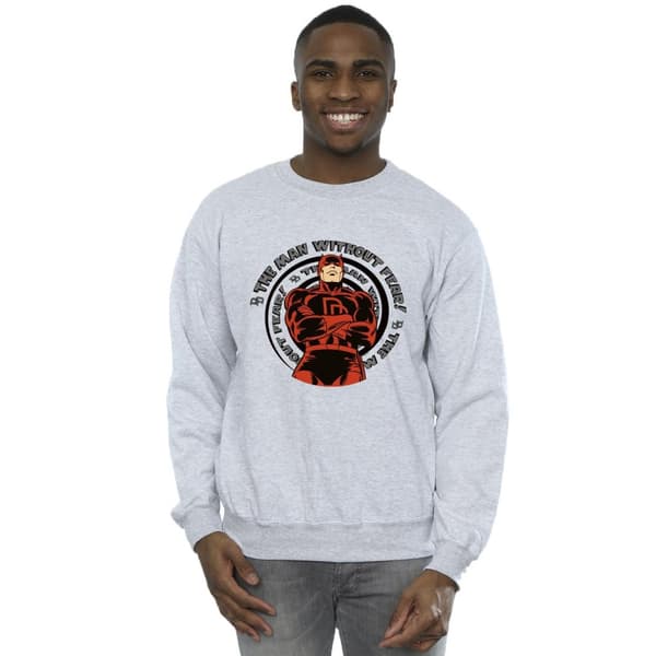 Marvel Mens Comics Daredevil Spiral Sweatshirt