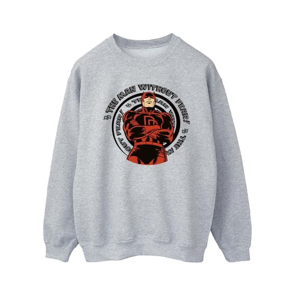 Marvel Mens Comics Daredevil Spiral Sweatshirt