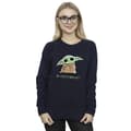 Pikkukuva 2 / 3: Star Wars Womens/Ladies The Mandalorian Grogu Snacks Meme Sweatshirt