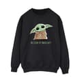 Miniatyrbilde 1 av 3: Star Wars Womens/Ladies The Mandalorian Grogu Snacks Meme Sweatshirt