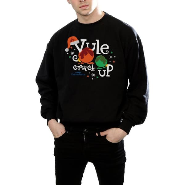 National Lampoon´s Christmas Vacation Mens Yule Crack Up Sweatshirt