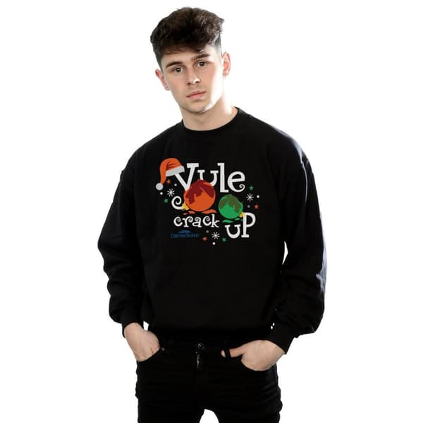 National Lampoon´s Christmas Vacation Mens Yule Crack Up Sweatshirt