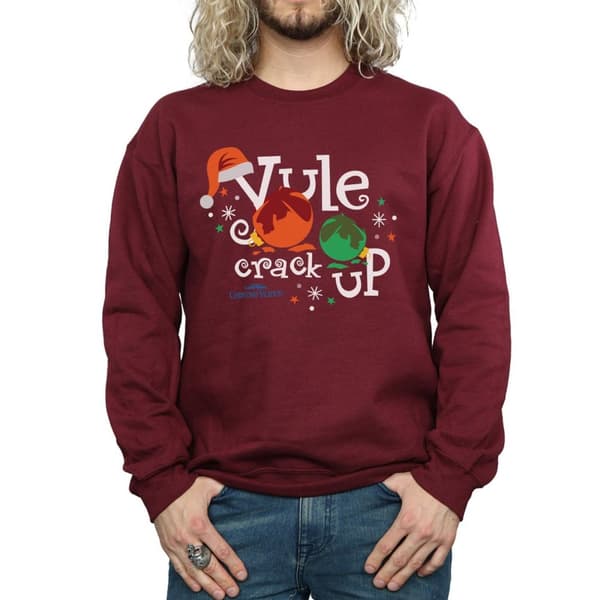 National Lampoon´s Christmas Vacation Mens Yule Crack Up Sweatshirt