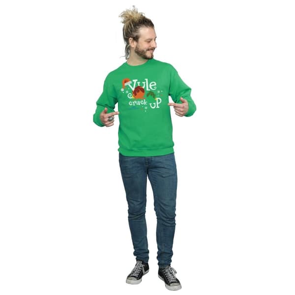 National Lampoon´s Christmas Vacation Mens Yule Crack Up Sweatshirt