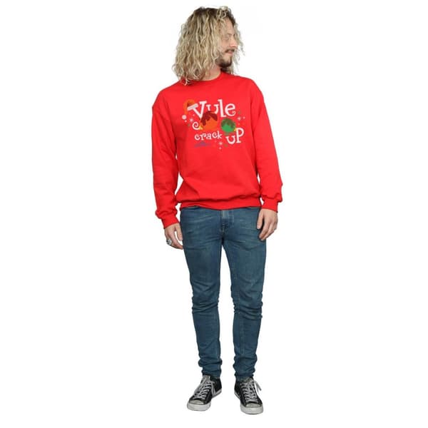 National Lampoon´s Christmas Vacation Mens Yule Crack Up Sweatshirt