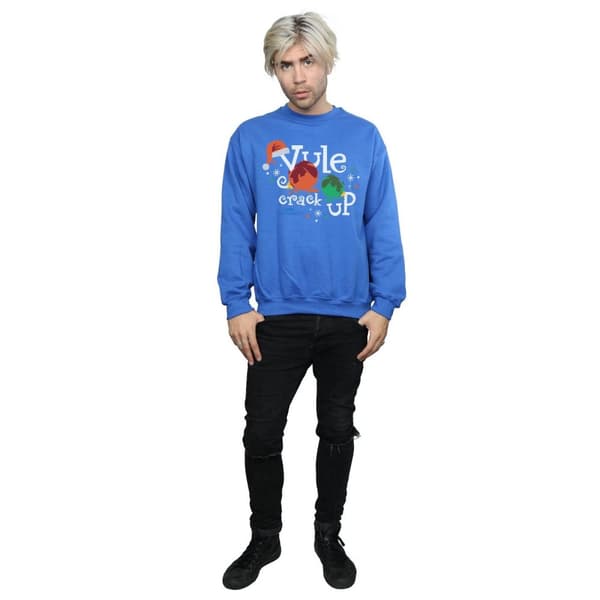 National Lampoon´s Christmas Vacation Mens Yule Crack Up Sweatshirt
