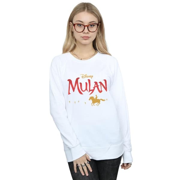 Disney Womens/Ladies Mulan Movie Logo Sweatshirt