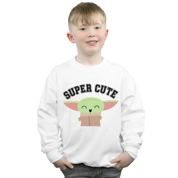 Star Wars Boys The Mandalorian Super Cute Sweatshirt