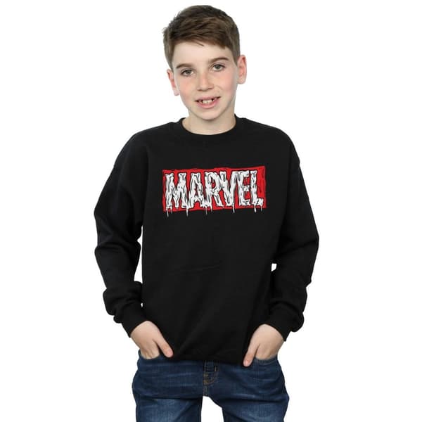 Marvel Boys Drip Logo Sweatshirt
