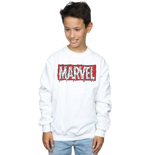 Marvel Boys Drip Logo Sweatshirt