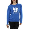 Miniatyrbild 3 av 5: Disney Dam/Tjej Musse Pigg Jul Silhuett Sweatshirt