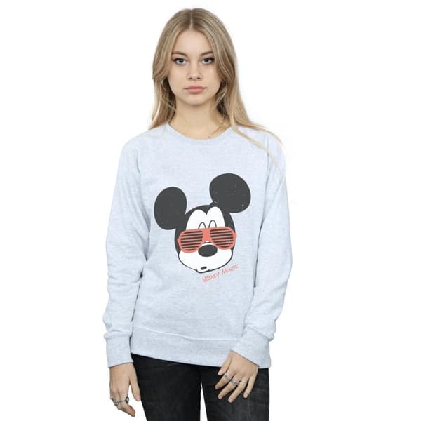 Disney Dam/Tjej Musse Pigg Solglasögon Sweatshirt