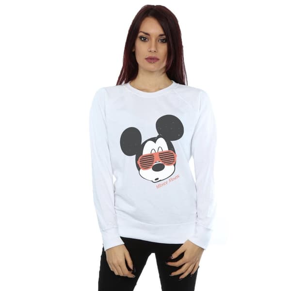 Disney Dam/Tjej Musse Pigg Solglasögon Sweatshirt