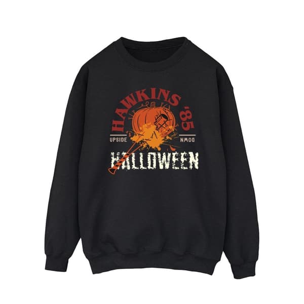 Netflix Mens Stranger Things Hawkins Halloween Sweatshirt