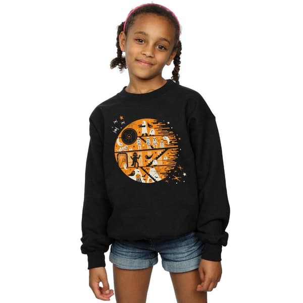 Star Wars Girls Spooky Death Star Sweatshirt