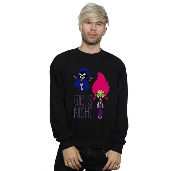 DC Comics Mens Teen Titans Go Girls Night Sweatshirt