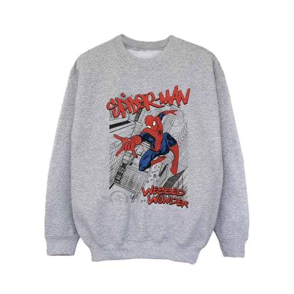 Marvel Spider-Man Sketch City-tröja för flickor