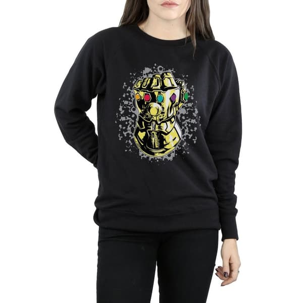 Marvel Womens/Ladies Avengers Infinity War Thanos Fist Sweatshirt