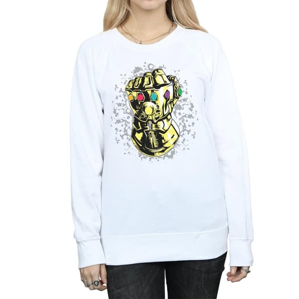 Marvel Womens/Ladies Avengers Infinity War Thanos Fist Sweatshirt