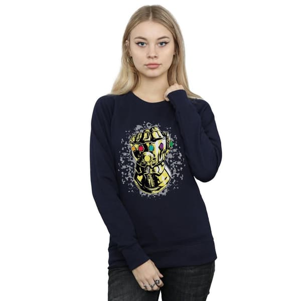 Marvel Womens/Ladies Avengers Infinity War Thanos Fist Sweatshirt