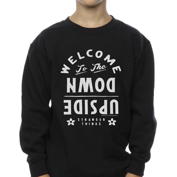 Netflix Boys Stranger Things Welcome To The Upside Down Sweatshirt