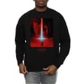 Miniatyrbilde 3 av 5: Star Wars Mens The Last Jedi Red Poster Sweatshirt