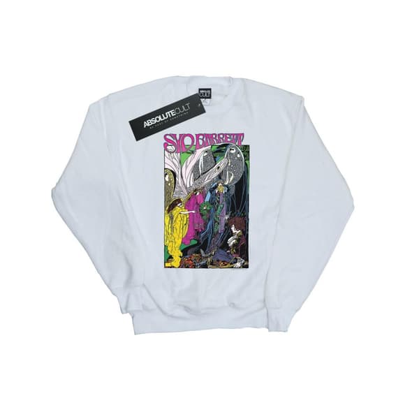 Syd Barrett Sweatshirt med affisch om älvor för pojkar White 12-13 Years