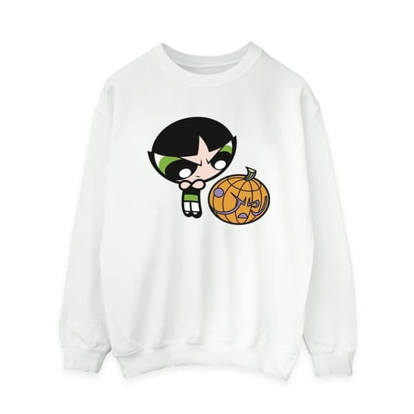 The Powerpuff Girls Dam/Tjej Girls Buttercup Pumpkin Sweatshirt