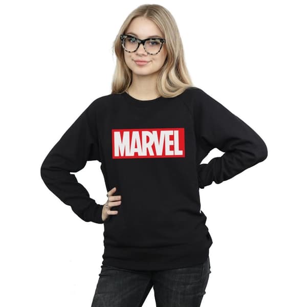 Marvel Comics Sweatshirt med klassisk logotyp - dam/dam