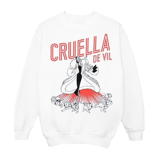 Disney Tröja för flickor Cruella De Vil Dalmatinerna