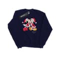 Miniatyrbilde 1 av 5: Disney Mens Mickey And Minnie Christmas Kiss Sweatshirt