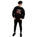 Miniatyrbilde 4 av 5: Disney Mens Mickey And Minnie Christmas Kiss Sweatshirt
