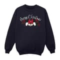 Miniatyrbild 1 av 5: Disney Dam/Tjej Minnie Mouse Christmas Holly Sweatshirt