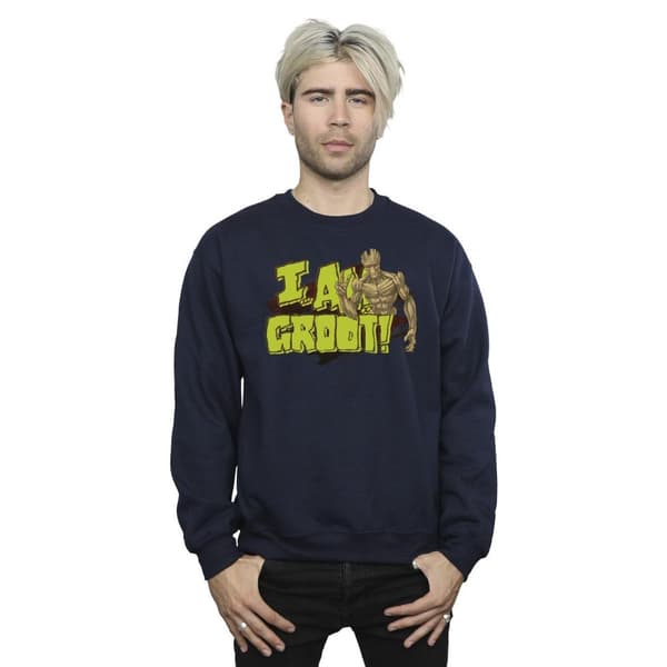Guardians Of The Galaxy Mens I Am Groot Sweatshirt