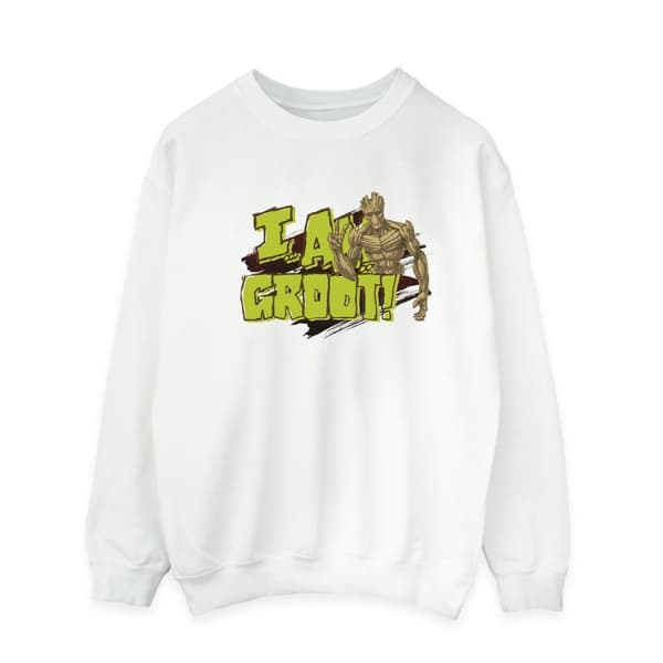 Guardians Of The Galaxy Mens I Am Groot Sweatshirt