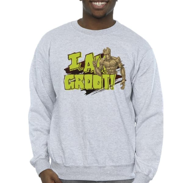 Guardians Of The Galaxy Mens I Am Groot Sweatshirt