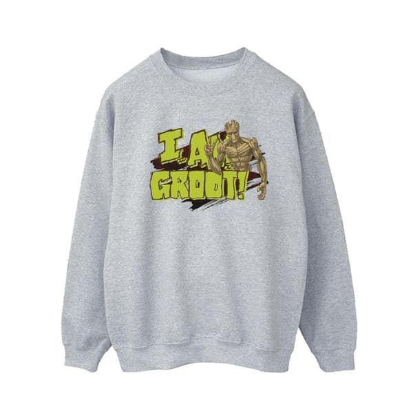 Guardians Of The Galaxy Mens I Am Groot Sweatshirt
