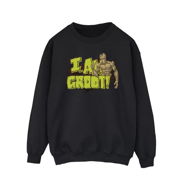 Guardians Of The Galaxy Mens I Am Groot Sweatshirt