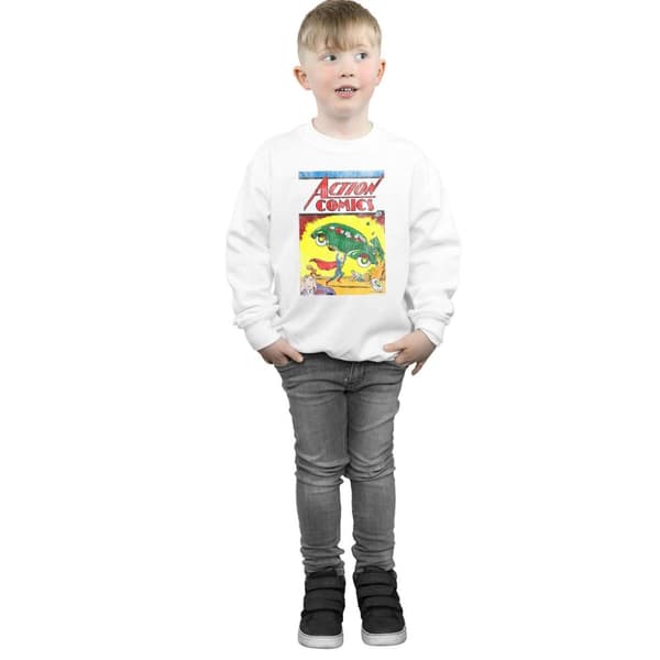 DC Comics Boys Superman Action Comics Issue 1 Cover Sweatshirt