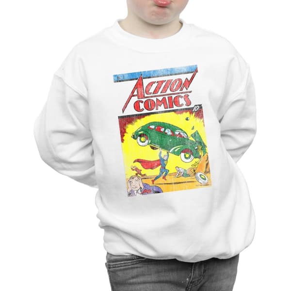 DC Comics Boys Superman Action Comics Issue 1 Cover Sweatshirt