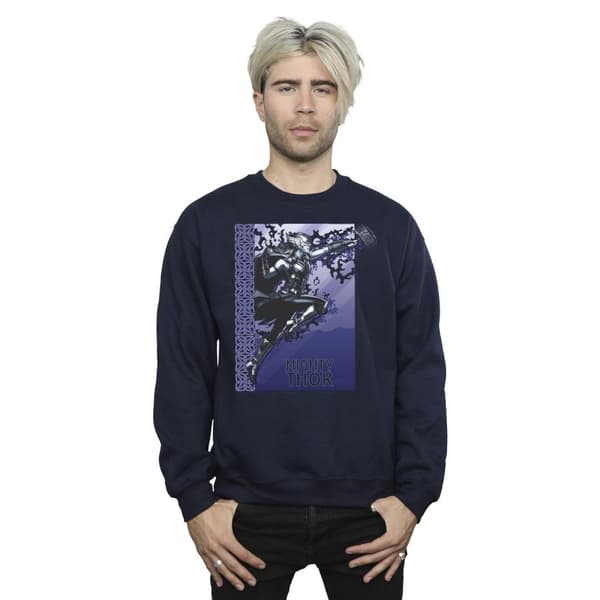 Marvel Mens Thor Love And Thunder Mighty Thor Sweatshirt