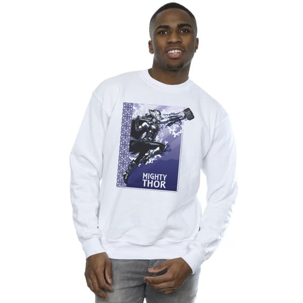 Marvel Mens Thor Love And Thunder Mighty Thor Sweatshirt
